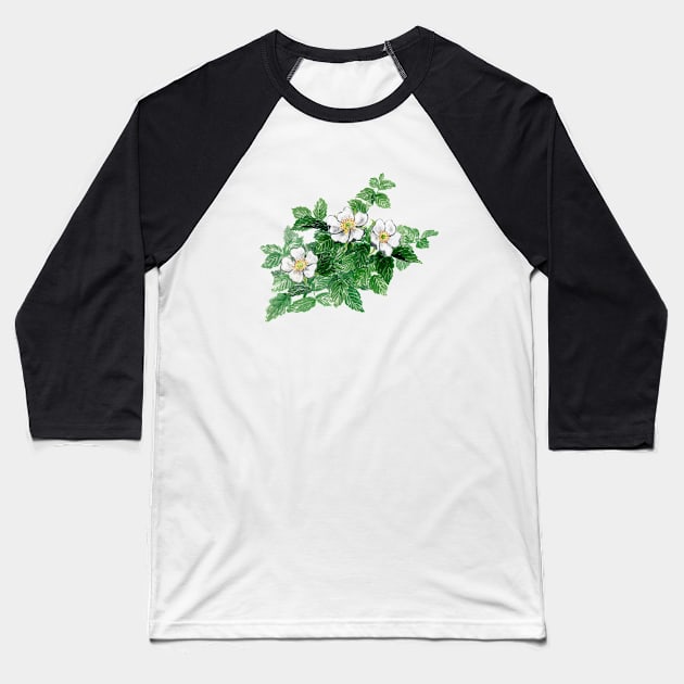 October 27th birthday flower Baseball T-Shirt by birthflower